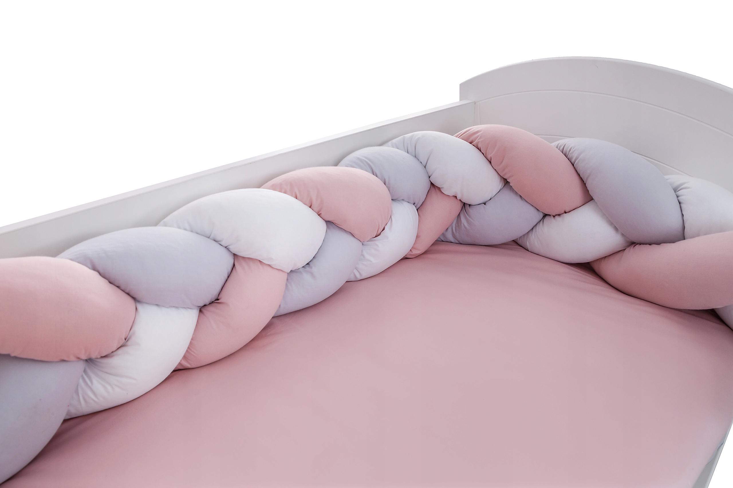 POŚCIEL+ochraniacz do łóżeczka Warkocz