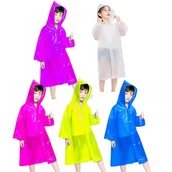 Płaszcze damskie - PELERYNA PRZECIWDESZCZOWA PŁASZCZ PRZECIWDESZCZOWY DLA DZIECI XJ5133 - miniaturka - grafika 1