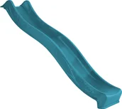 Place zabaw - KBT Zjeżdżalnia 2.5m ogrodowa - turkusowa - miniaturka - grafika 1