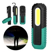 Latarki - Latarka Ledowa 5W WIELOFUNKCYJNA lampka kieszonkowa BARWA ZIMNA USB-C - miniaturka - grafika 1