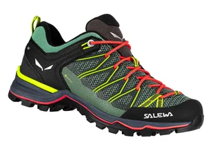 Damskie buty outdoorowe Salewa  WS MTN Trainer Lite GTX Feld Green/Fluo Coral  UK 6,5 - Moda i Uroda OUTLET - miniaturka - grafika 1