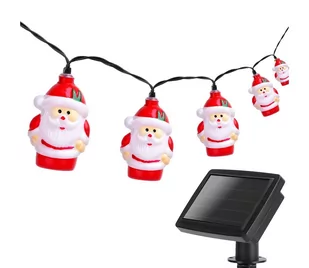 Aigostar - LED Solarny łańcuch bożonarodzeniowy 10xLED/3,8 m IP44 zimna biel - Oświetlenie świąteczne - miniaturka - grafika 1
