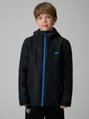 Kurtki i płaszcze dla chłopców - 4F Kurtka membrana 5000 chłopięca - czarna 164 (13-14 lat) - miniaturka - grafika 1