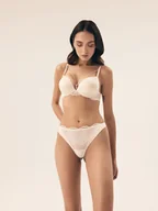 Majtki damskie - Majtki stringi Korin Esotiq kremowy M - miniaturka - grafika 1