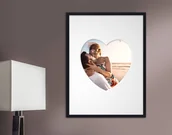 Ramki na zdjęcia - Ramka Na Zdjęcia Z Passe Partout O Rozmiarze 30X40 Cm Czarna Ramka Na Prezent - miniaturka - grafika 1