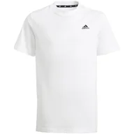 Odzież sportowa dziecięca - Koszulka dla dzieci adidas Essentials Small Logo Cotton Tee - miniaturka - grafika 1