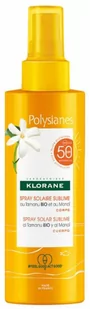 Przeciwsłoneczny spay Klorane Polysianes Sublime Solar Spray SPF50 200 ml (3282770206524) - Balsamy i kremy do opalania - miniaturka - grafika 1