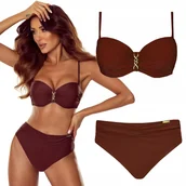 Stroje kąpielowe - Strój kąpielowy dwuczęściowy damski push up GABBIANO Ashley W 38E/M 75E - miniaturka - grafika 1