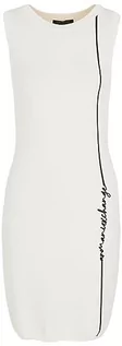 Sukienki - Armani Exchange Damska sukienka z logo Signature Knit Mini, Iso, M - grafika 1