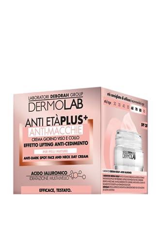 Dermolab Krem do twarzy i szyi na dzień, do skóry dojrzałej, z kwasem hialuronowym, nawilżającym i ochronnym, chroni przed zanieczyszczeniami, testowany dermatologicznie, SPF 20 50 ml