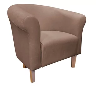 ATOS Fotel Milo Mikrofaza 3 jasny brąz nogi 15 buk - Fotele ATOS Fotel Milo Mikrofaza 3 jasny brąz nogi 15 buk - Fotele - miniaturka - grafika 1