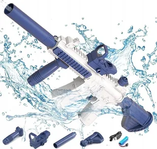 Skleplolki AUTOMATYCZNY ELEKTRYCZNY KARABIN PISTOLET NA WODĘ DUŻY MIOTACZ BLASTER - Zabawki militarne - miniaturka - grafika 1