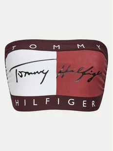 Tommy Hilfiger Biustonosz bezfiszbinowy UW0UW05608 Bordowy - Biustonosze - miniaturka - grafika 1