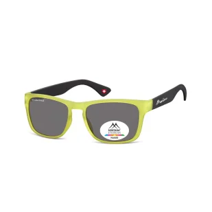 Montana Okulary nerd MP39B limonkowe polaryzacyjne mp39b - Okulary przeciwsłoneczne - miniaturka - grafika 1