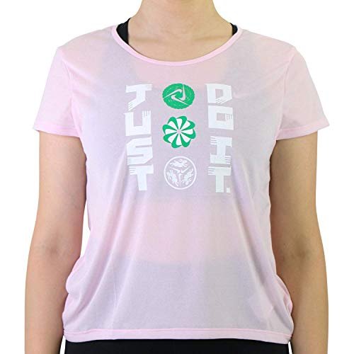 Nike Damski T-shirt Icnclsh T-shirt damski różowy Różowa pianka/Htr/White XL