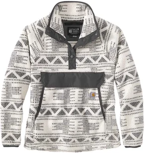 Polar Carhartt Fleece Pullover MALT GEOMETRIC PRIN - Bluzy męskie - miniaturka - grafika 1