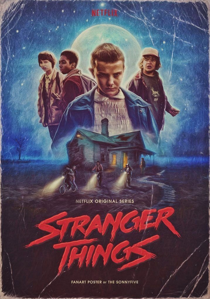 PODKŁADKA POD MYSZ Nadruk 22x18 cm Oryginalny Stranger Things 4 Prezent