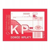 Druki akcydensowe - Druk KP Kasa przyjeła dowód wpłaty DW 401-5 - miniaturka - grafika 1