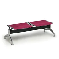 Inne meble biurowe - B2B Partner Ławka Strong bez oparcia, 2-miejscowa czerwona 452053 - miniaturka - grafika 1