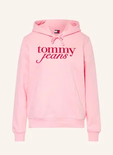 Tommy Jeans Bluza Z Kapturem pink - Moda i Uroda OUTLET - miniaturka - grafika 1