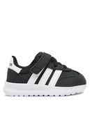 Buty dla dziewczynek - adidas Sneakersy Run 70s 2.0 Shoes Kids JI2270 Czarny - miniaturka - grafika 1