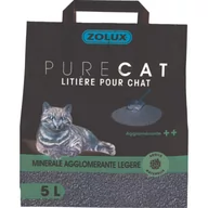 Żwirek dla kotów - Zolux Purecat 5L, żwirek zbrylający, naturalny, antybakteryjny - miniaturka - grafika 1