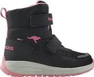 Kozaki damskie - KangaROOS KP-Nala V RTX kozaki, Jet Black/Rose, 31 EU - miniaturka - grafika 1