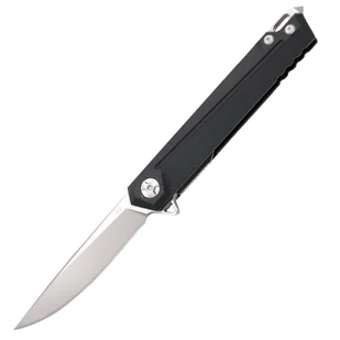 Nóż składany Third Decor Habitat LE No 055/500 Black G10, D2 Satin (K4109) - Noże - miniaturka - grafika 1