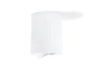 Oprawy, klosze i abażury - Oprawa halogenowa natynkowa ruchoma okrągła LED Cubo Diamante – Biała - miniaturka - grafika 1