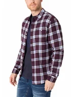 Koszule męskie - Timezone Koszula w kolorze bordowo-niebieskim - miniaturka - grafika 1