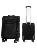 Walizki - Mała kabinowa walizka PELLUCCI RGL S-030 S Czarna - miniaturka - grafika 1