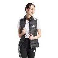 Kurtki damskie - adidas Damska kurtka puchowa Essentials 3S, czarna/biała, czarny/biały, XS - miniaturka - grafika 1