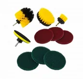 Akcesoria do elektronarzędzi - Awtools Szczotki Do Czyszczenia Na Wkrętarkę 10 Sztuk - miniaturka - grafika 1