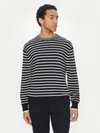 Swetry męskie - Tommy Hilfiger Sweter Breton MW0MW38944 Granatowy Regular Fit - miniaturka - grafika 1