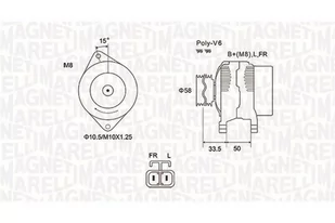 MAGNETI MARELLI Alternator 063732020010 063732020010 - Alternatory - miniaturka - grafika 1