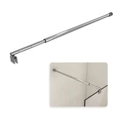 Nogi i stelaże do wanien - EMKE Stabilizator do Walk-in teleskopowy 70–120 cm, do szkła 8–10 mm - miniaturka - grafika 1