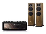 Zestawy stereo - Rose RS520 (czarny) + Majik 140 (orzech) - miniaturka - grafika 1
