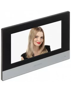 HIKVISION Panel wewnętrzny wideodomofonu monitor IP DS-KH6320-WTE1/EU - Akcesoria do domofonów i wideodomofonów - miniaturka - grafika 1