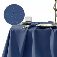 Obrusy i serwetki - Room99 OBRUS PLAMOODPORNY AURA - GRANATOWY 140x300 5902963479976 - miniaturka - grafika 1