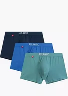 Majtki damskie - SZORTY ATLANTIC 3MH-011 WL25 NIEBIESKI - Atlantic - miniaturka - grafika 1