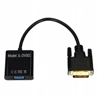 Adaptery i przejściówki - Adapter Konwerter DVI do Vga D-sub 24+1 przejściów - miniaturka - grafika 1