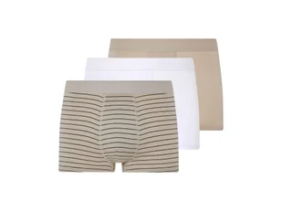 LIVERGY® Bokserki męskie z bawełną, 3 pary (Beżowy/ biały, 6/L) - Majtki męskie LIVERGY® Bokserki męskie z bawełną, 3 pary (Beżowy/ biały, 6/L) - Majtki męskie - miniaturka - grafika 1