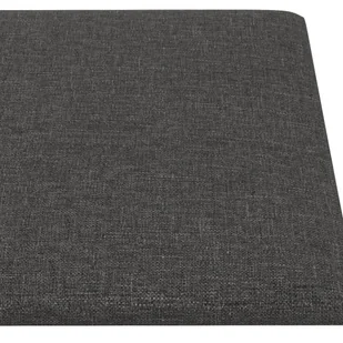Lumarko Panele ścienne, 12 szt, ciemnoszare, 30x15 cm, tkanina, 0,54 m²! - Panele ścienne i boazeria - miniaturka - grafika 6