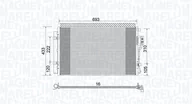 Chłodnice - CHŁODNICA KLIMATYZACJI MAGNETI MARELLI BC978 976061U100 - miniaturka - grafika 1