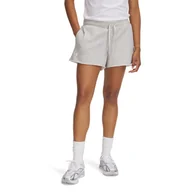 Spodenki damskie - Damskie Spodenki UNDER ARMOUR UA RIVAL TERRY SHORT 1389657-011 – Szary - miniaturka - grafika 1