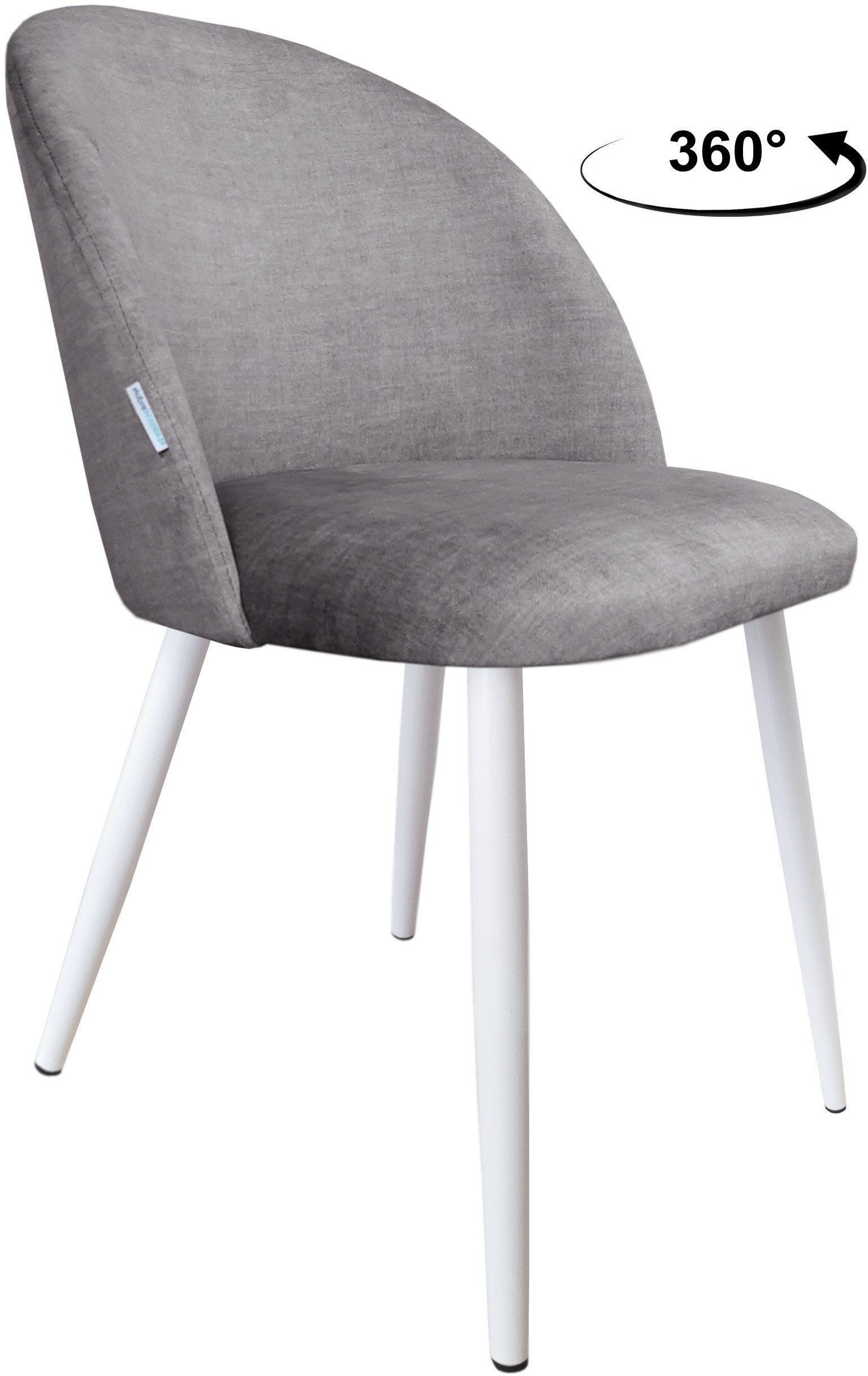 Krzesło obrotowe Colin podstawa biała Vogue 15