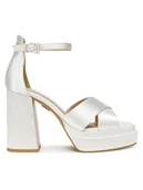 Sandały damskie - Buffalo Sandały Bonny 1291411 Biały - miniaturka - grafika 1