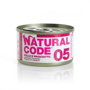 Natural Code 05 Kurczak Z Szynką - Mokra Karma Dla Kota - Puszka 85G - Mokra karma dla kotów - miniaturka - grafika 1