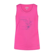 Koszulki i topy damskie - CMP Fuksja tank top dziecięcy 116 - miniaturka - grafika 1