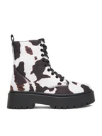 Botki damskie - DeeZee Trzewiki CEO-HY13123-1A Biały - miniaturka - grafika 1